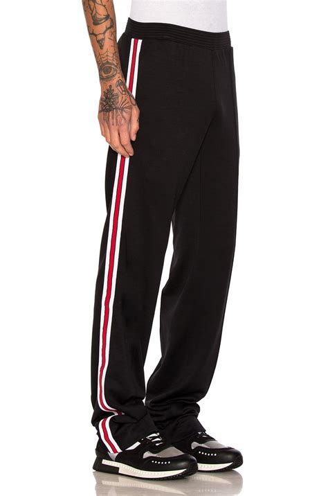 givenchy women wool pant|givenchy track pants.